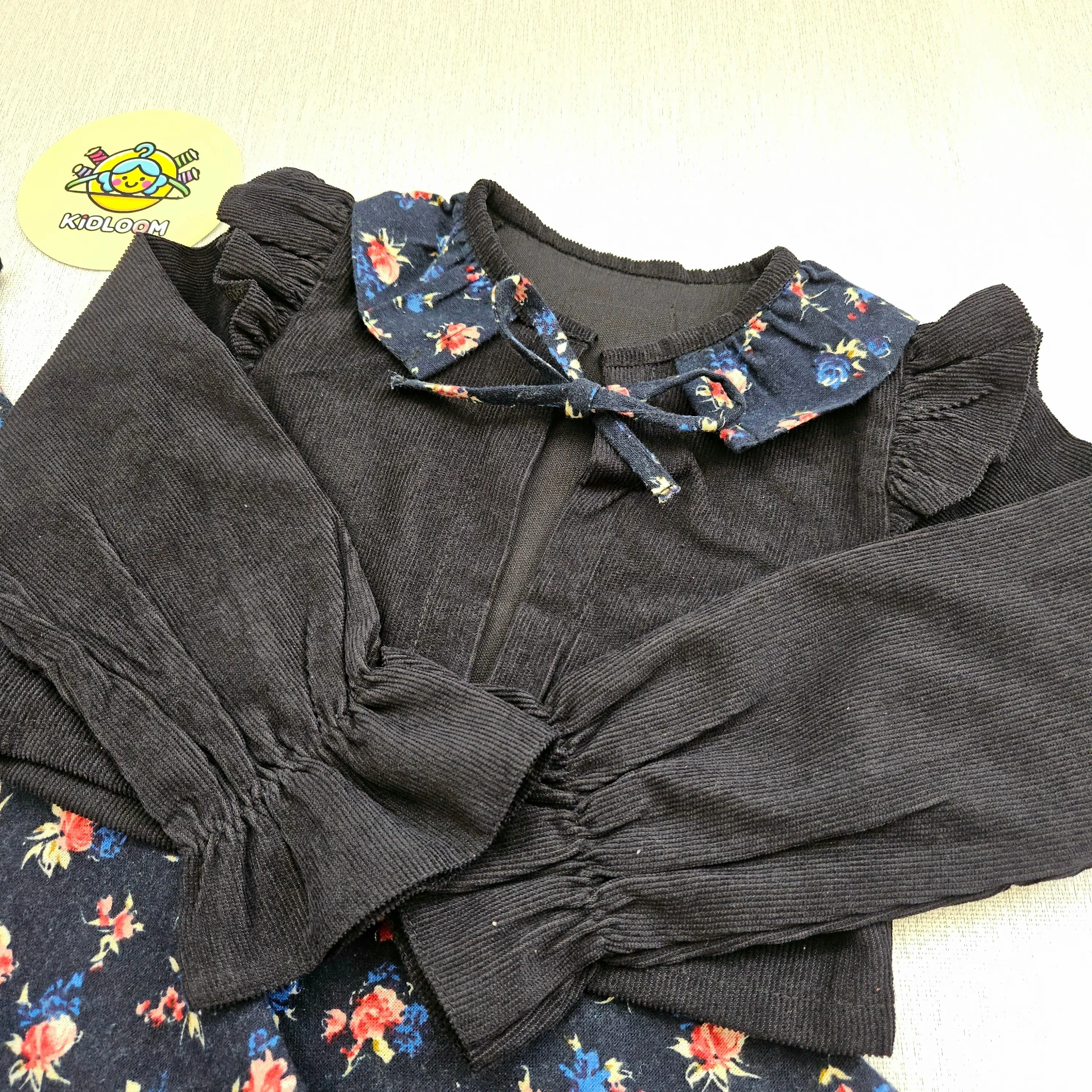 ست کت و سارافون دخترانه طرح گلدار | لباس مجلسی کودک | سایز 2 تا 10 سال