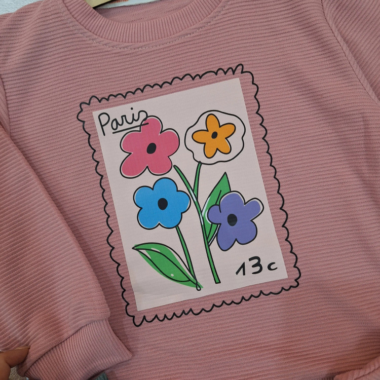 بلوز شلوار دخترانه بهاره ست دخترانه عیدانه پنبه اتوبانی