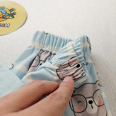 ست بلوز و شلوار راحتی بچگانه طرح خرس عینکی | لباس راحتی کودک پنبه ای