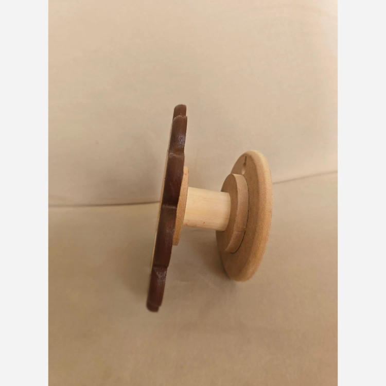 آویز چوبی طرح شیر برای اتاق کودک | دستگیره کابینت و کشو کودک