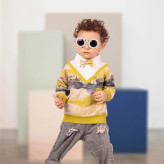 ست بلوز و پاپیون پسرانه طرحدار شیک مناسب 6 ماه تا 3 سال