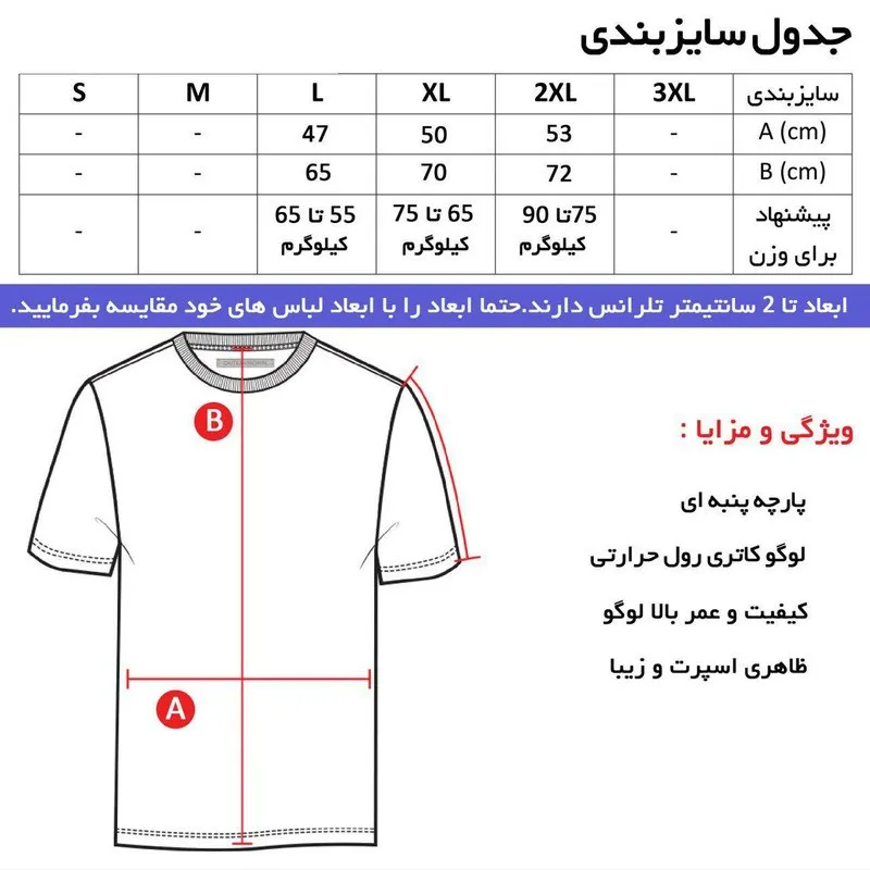 تیشرت یقه گرد مردانه طرح USA مشکی سایزبندی چهار فصل