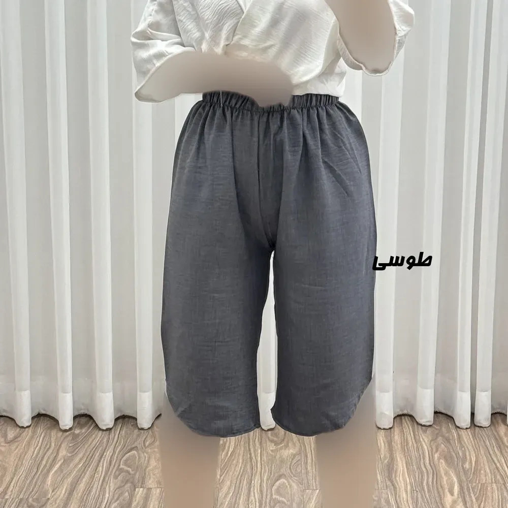 شلوارک زنانه راحتی مدل صوفیا فری سایز مناسب تا سایز 46