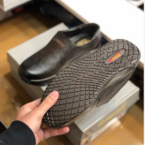 کفش چرم طبی مردانه مدل جانسون سوخته رویه و استر چرم طبیعی کفی طبی زیره پیو سبک ضمانت 6 ماهه