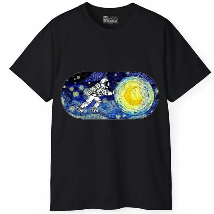 تیشرت آستین کوتاه مردانه طرح فضانورد ونگوک مدل 798