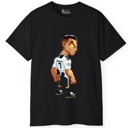 تیشرت آستین کوتاه مردانه طرح فوتبالی کریستیانو رونالدو کد 964
