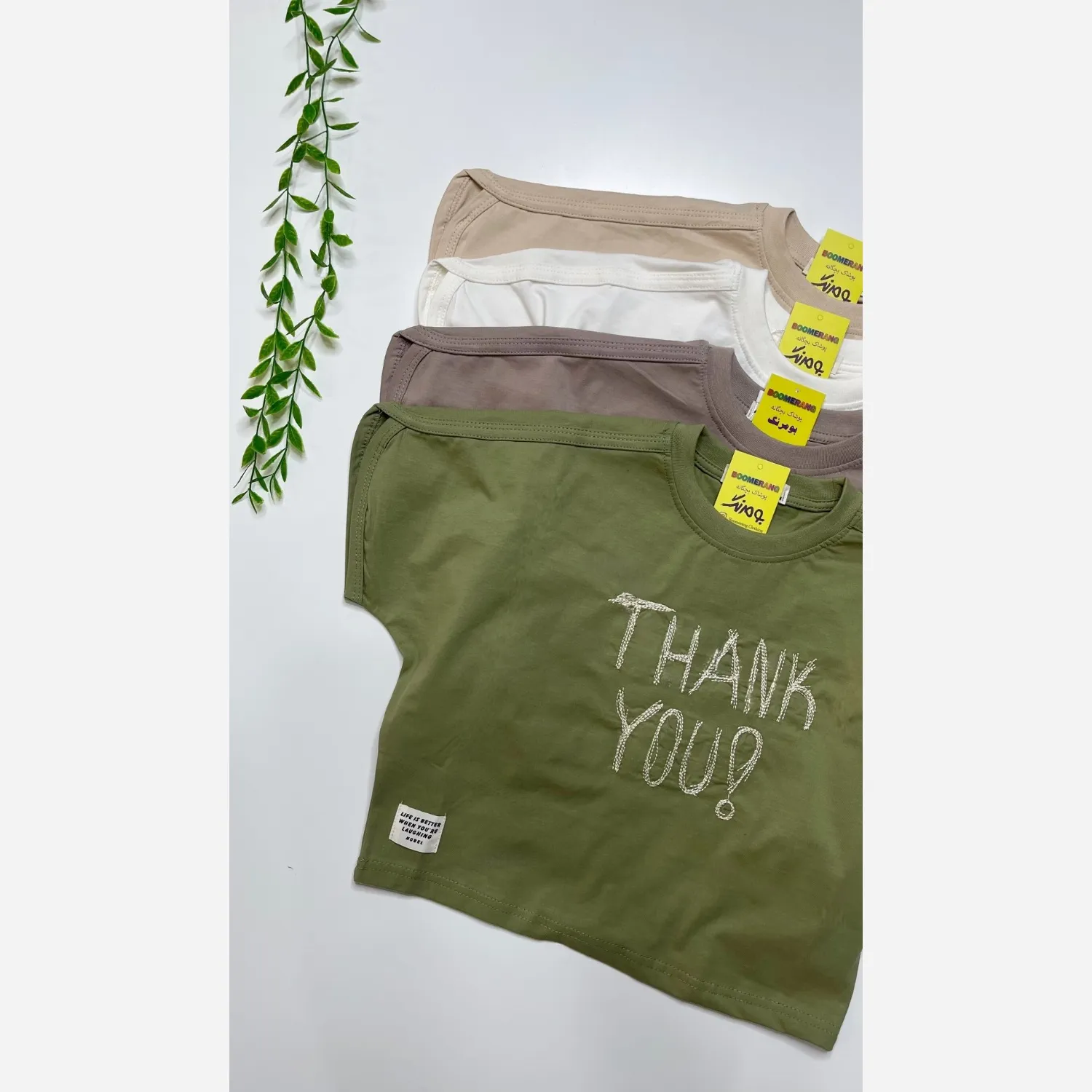 تیشرت اورسایز دخترانه طرح thankyou