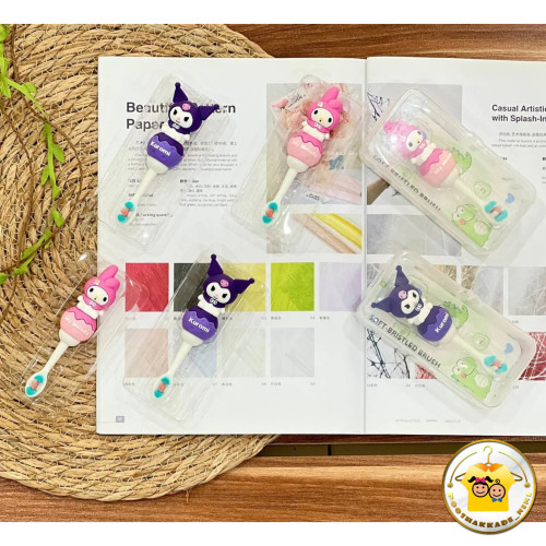 مسواک بچگانه طرح ملودی و کرومی با سری نرم