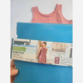 پیراهن دخترانه نخی برند pepperts آلمان یقه گرد خنک تابستانی
