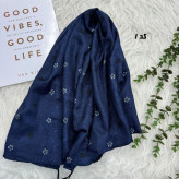 شال نخی طرح محمدی قواره 190 در 65 سانتیمتر