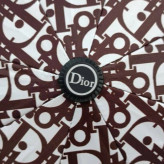 چتر اتوماتیک دیور Dior ضد باد با پارچه نانو و جعبه کادویی