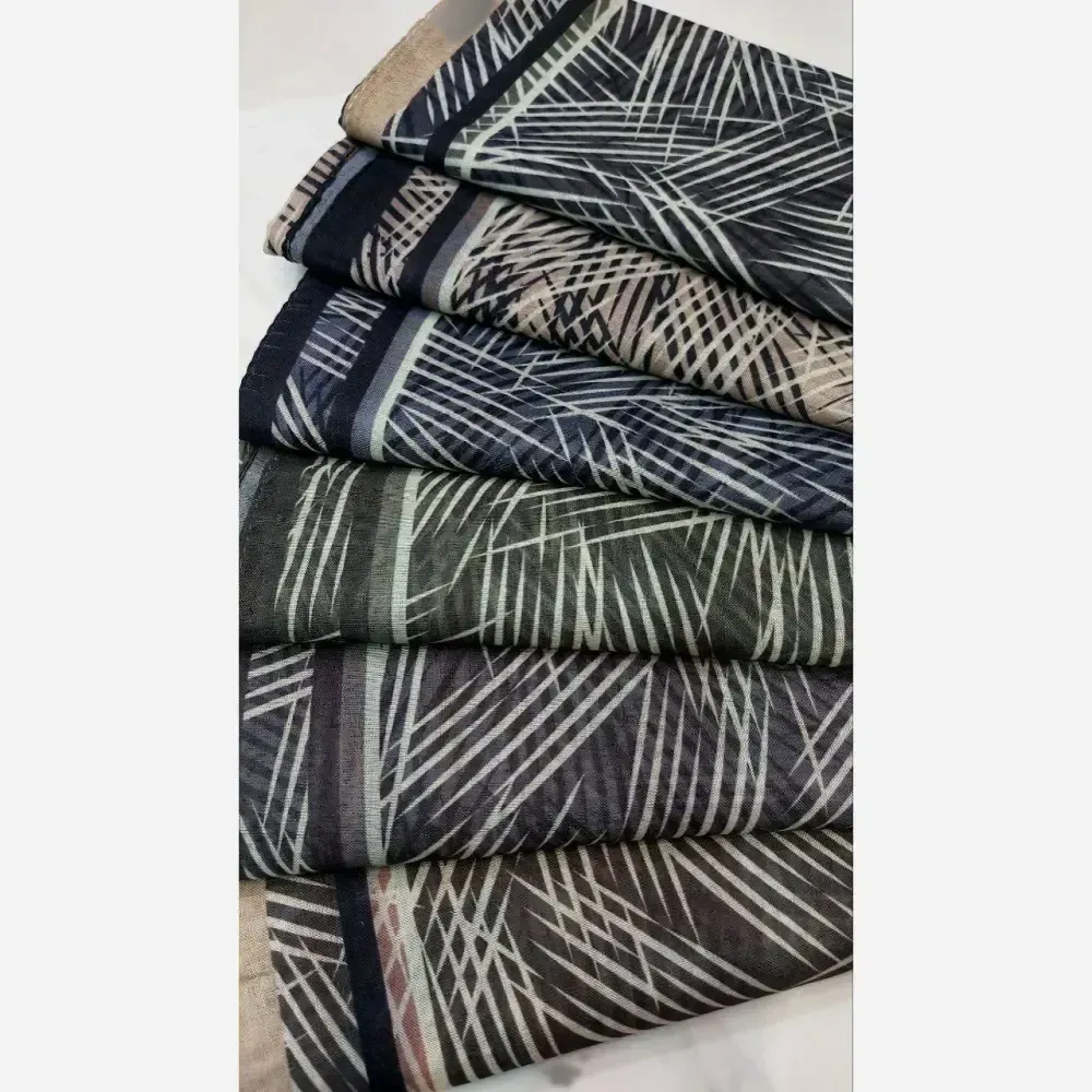 فروش عمده روسری نخی قواره یک متری دوردوخت (بسته 150 عددی)