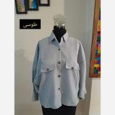 مانتو پانچ شومیز زنانه لینن قواره دار سایز بزرگ