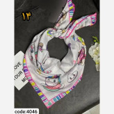 روسری دخترانه سوپرنخ فانتزی دست دوز قواره 100