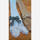 جوراب شلواری دخترانه پاییزه نخ پنبه در سایزبندی متنوع