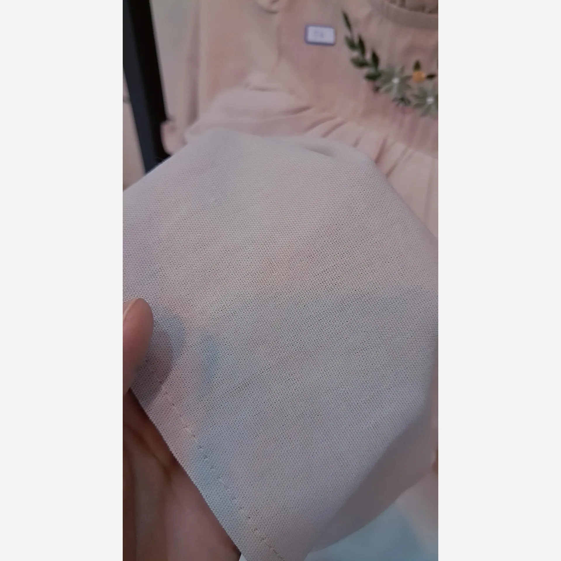 ست تونیک و شلوار کتان پنبه دخترانه مدل شکوفه
