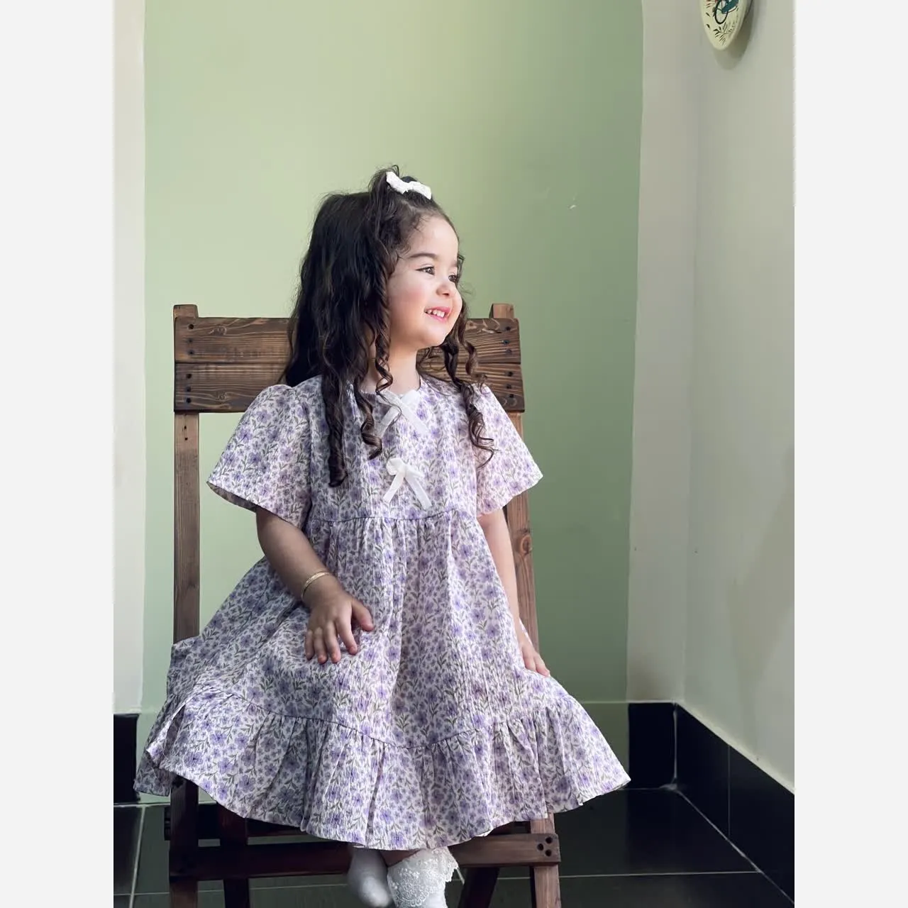 پیراهن عروسکی پفکی دخترانه مدل ترانه