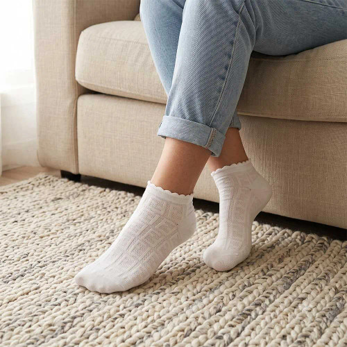 جوراب توری زنانه پنبه ای مناسب سایز 36 تا 40 ایرانی