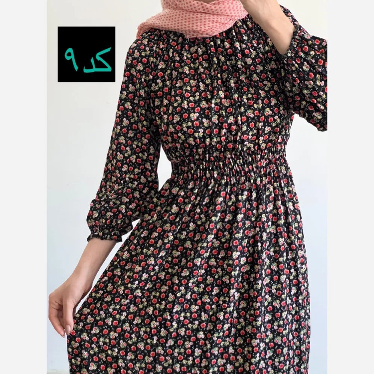 ساحلی نخی طرح دار ماچ خنک و تابستانه فری سایز