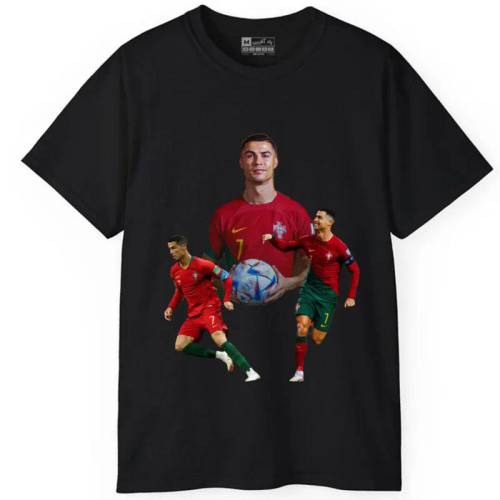 تیشرت آستین کوتاه مردانه مدل فوتبالی کریستیانو رونالدو
