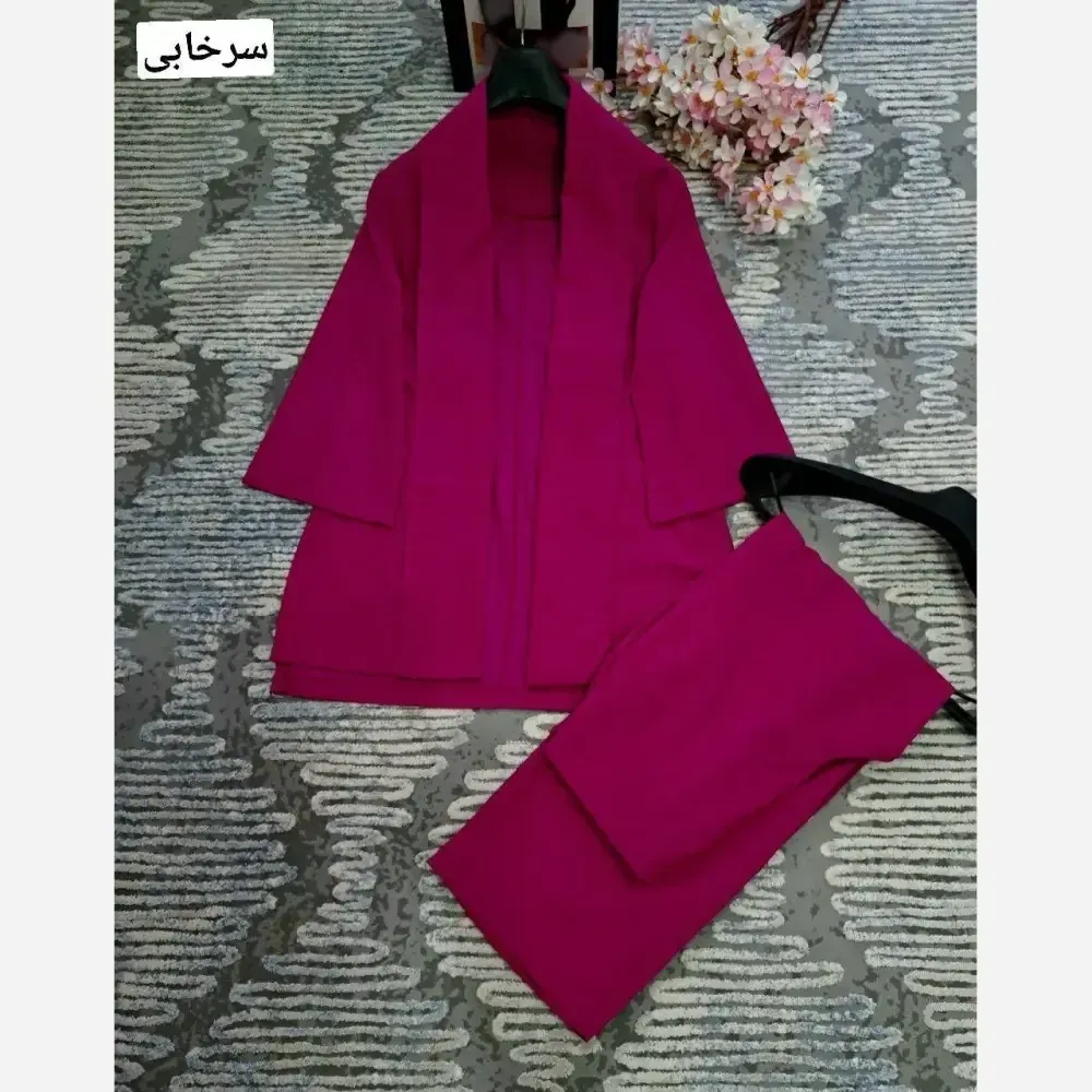 ست مانتو و شلوار میکرو کجراه طناز فری سایز