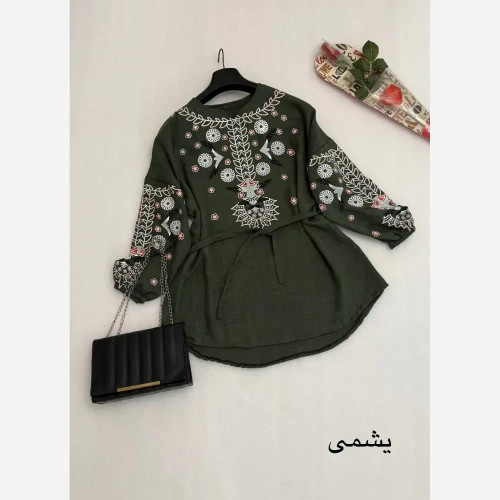 شومیز مانتویی شانتون درجه یک فری سایز حدیث