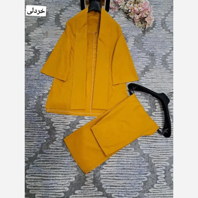 ست مانتو و شلوار میکرو کجراه طناز فری سایز