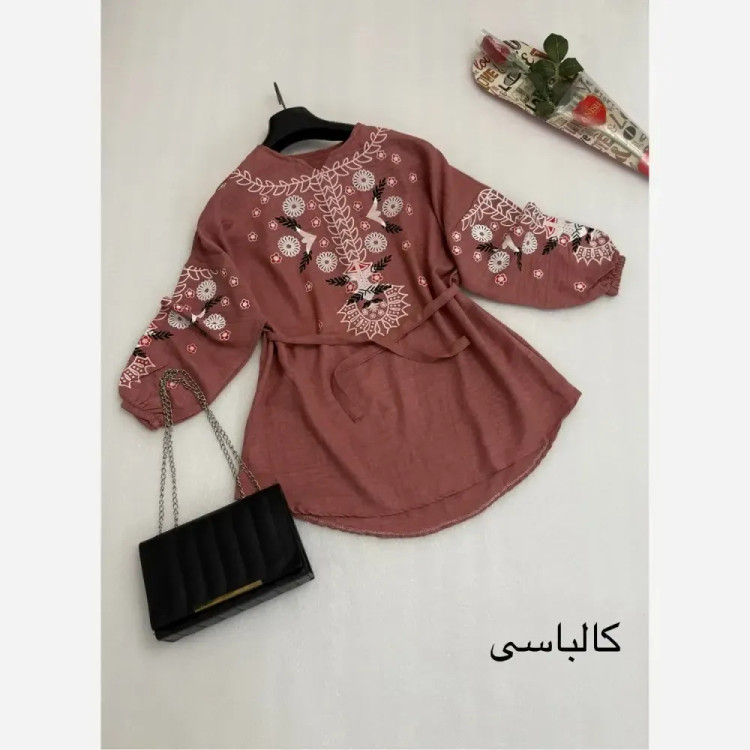 شومیز مانتویی شانتون درجه یک فری سایز حدیث