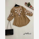 شومیز مانتویی شانتون درجه یک فری سایز حدیث