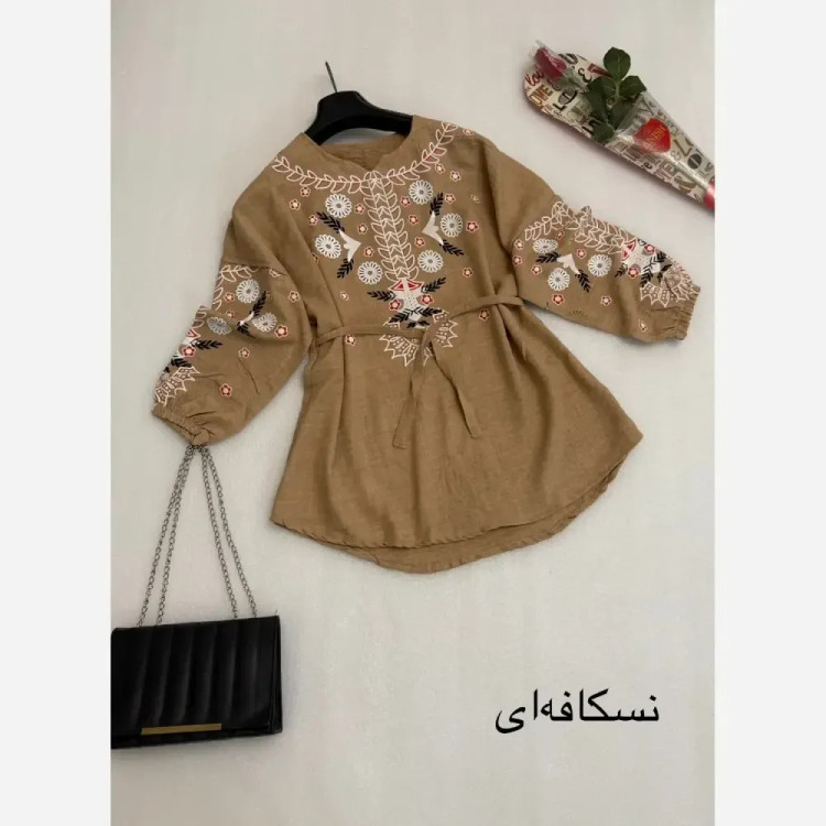 شومیز مانتویی شانتون درجه یک فری سایز حدیث