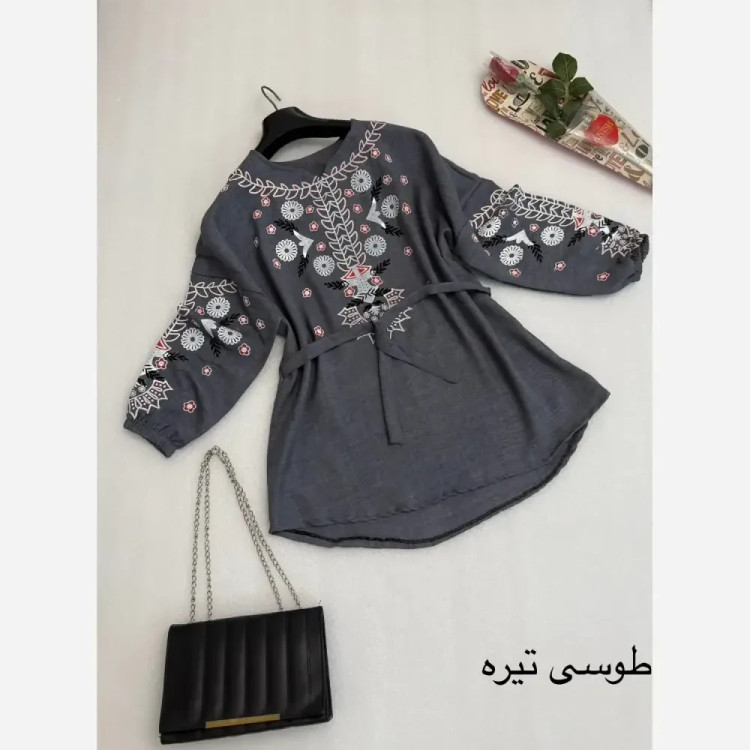 شومیز مانتویی شانتون درجه یک فری سایز حدیث