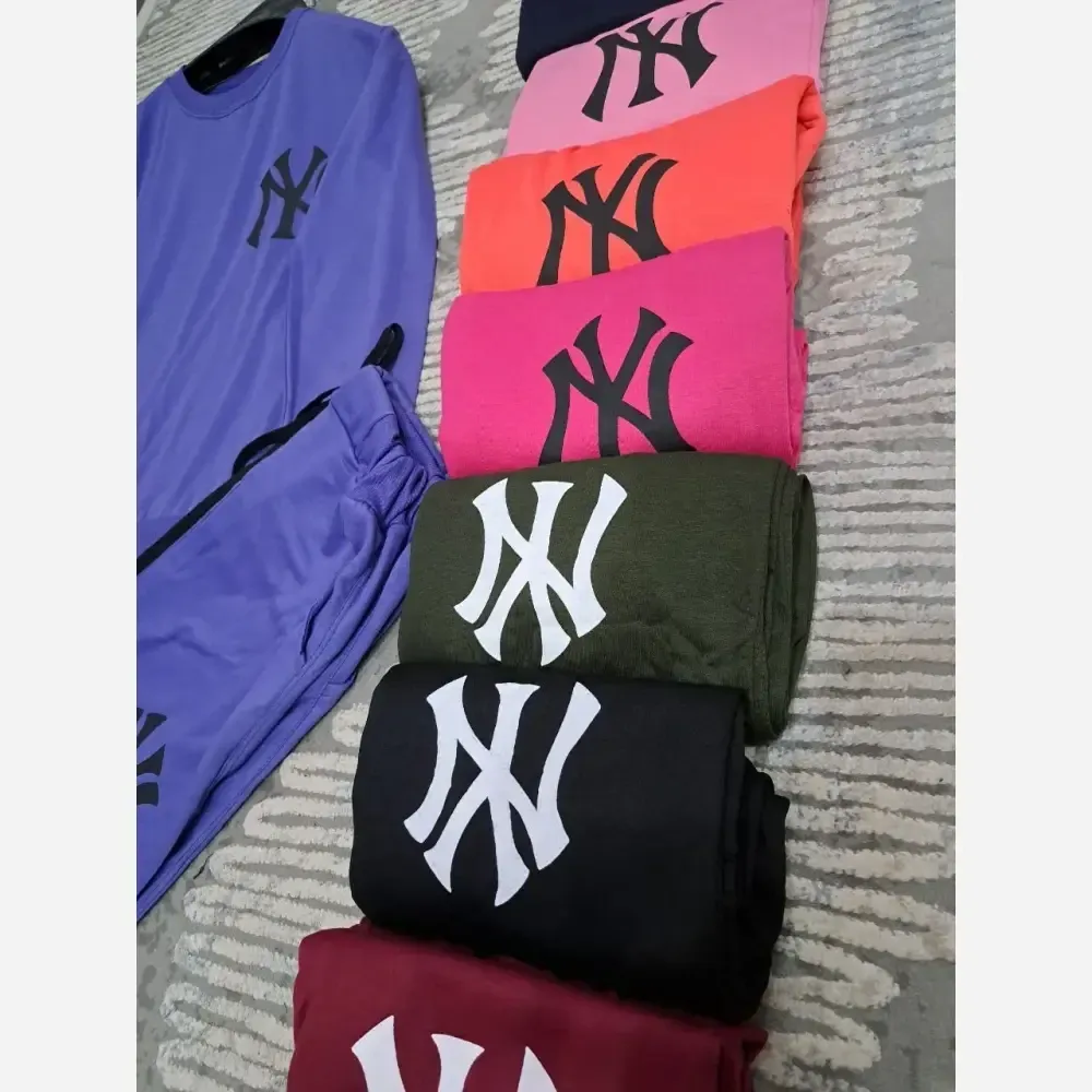 ست بلوز و شلوار زنانه سوپر اسپان توکرکی طرح NY فری سایز