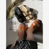 صندل زنانه چرم بیاله مدل زارا صدف طبی سبک و راحت