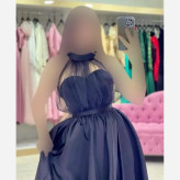 لباس مجلسی زنانه ساتن آمریکایی و تور قد 160 دامن پرچین مزونی