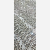 عبا مجلسی زنانه جنس مازاراتی اعلا سنگدوزی شده قد 160 سایز بزرگ