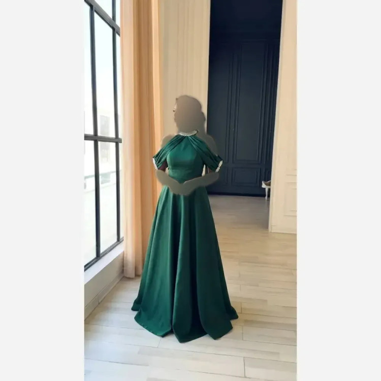 عبا مجلسی زنانه جنس مازاراتی اعلا سنگدوزی شده قد 160 سایز بزرگ