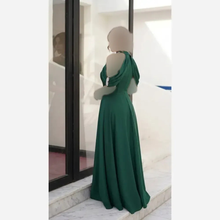 عبا مجلسی زنانه جنس مازاراتی اعلا سنگدوزی شده قد 160 سایز بزرگ