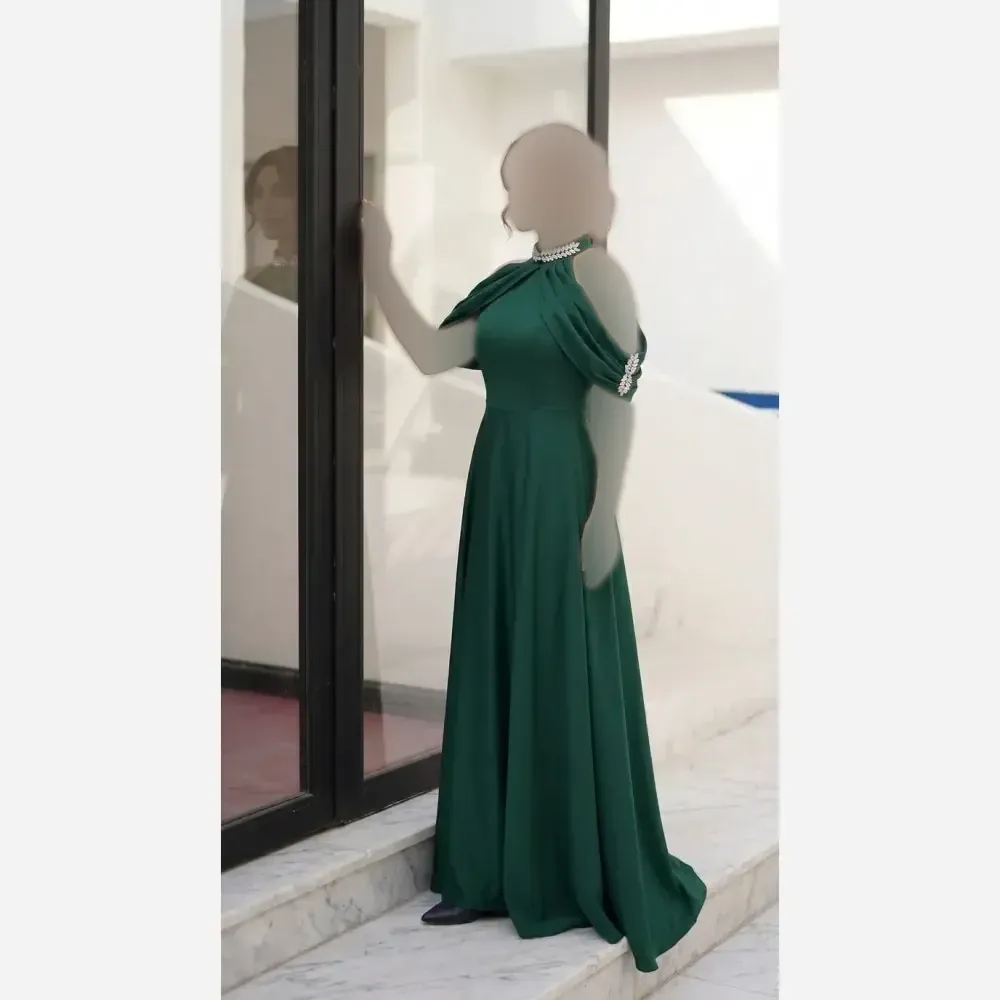 عبا مجلسی زنانه جنس مازاراتی اعلا سنگدوزی شده قد 160 سایز بزرگ