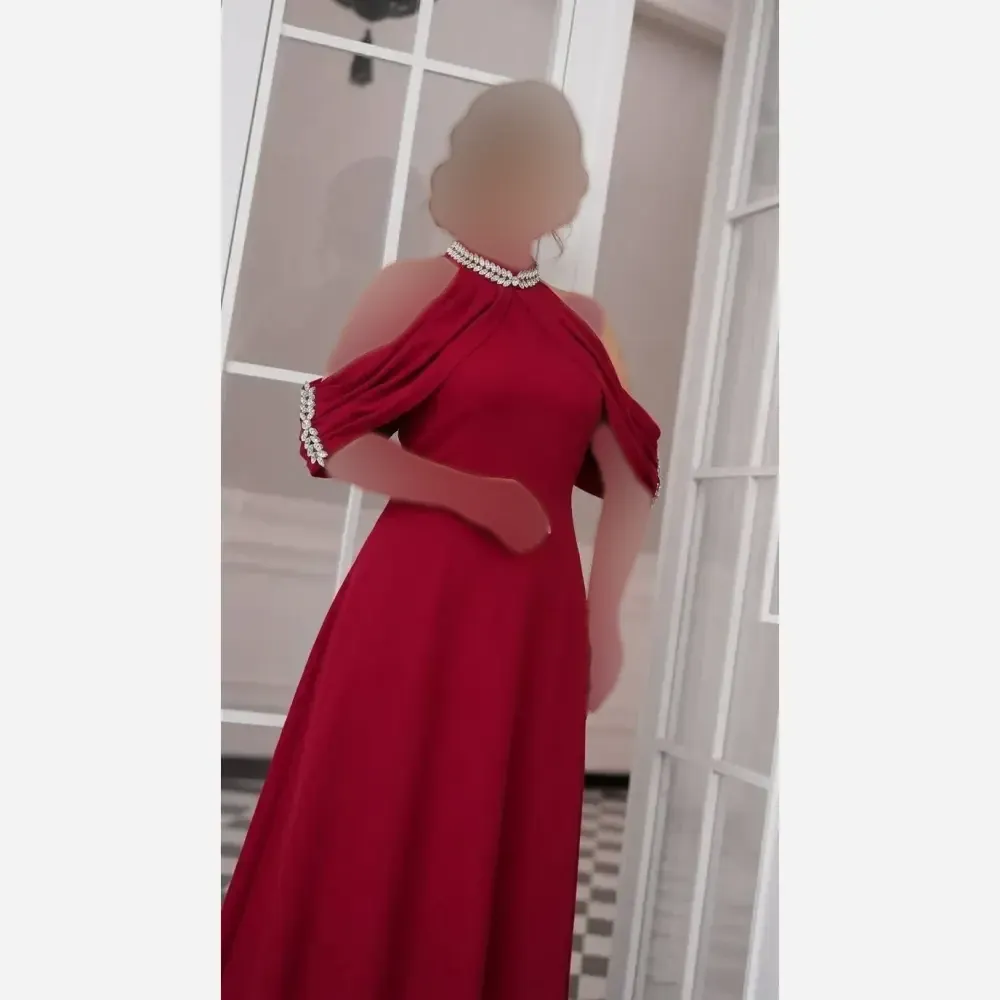 عبا مجلسی زنانه جنس مازاراتی اعلا سنگدوزی شده قد 160 سایز بزرگ