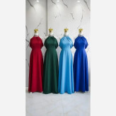عبا مجلسی زنانه جنس مازاراتی اعلا سنگدوزی شده قد 160 سایز بزرگ