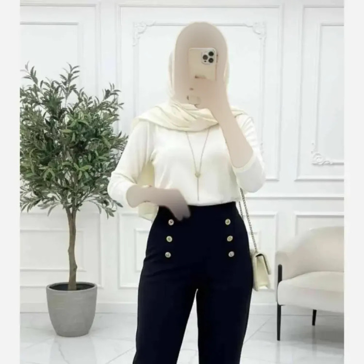 شلوار دمپا گشاد زنانه جنس مازراتی اعلا سایز بزرگ