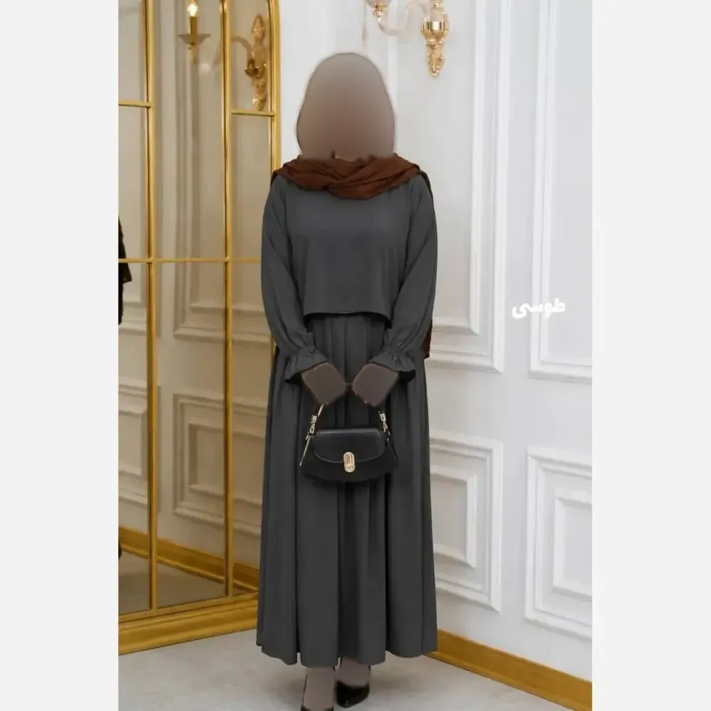 سارافون و رویه لیلیوم جنس الیزه خرجکار مروارید فری سایز تا 48