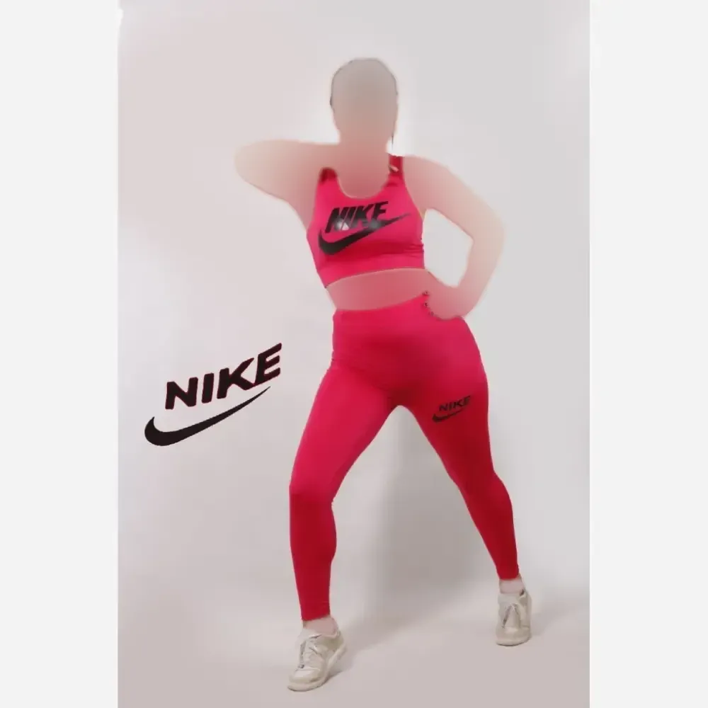 ست نیم تنه و ساپورت ورزشی زنانه جنس فیلامنت فول کش سایز 38 تا 48