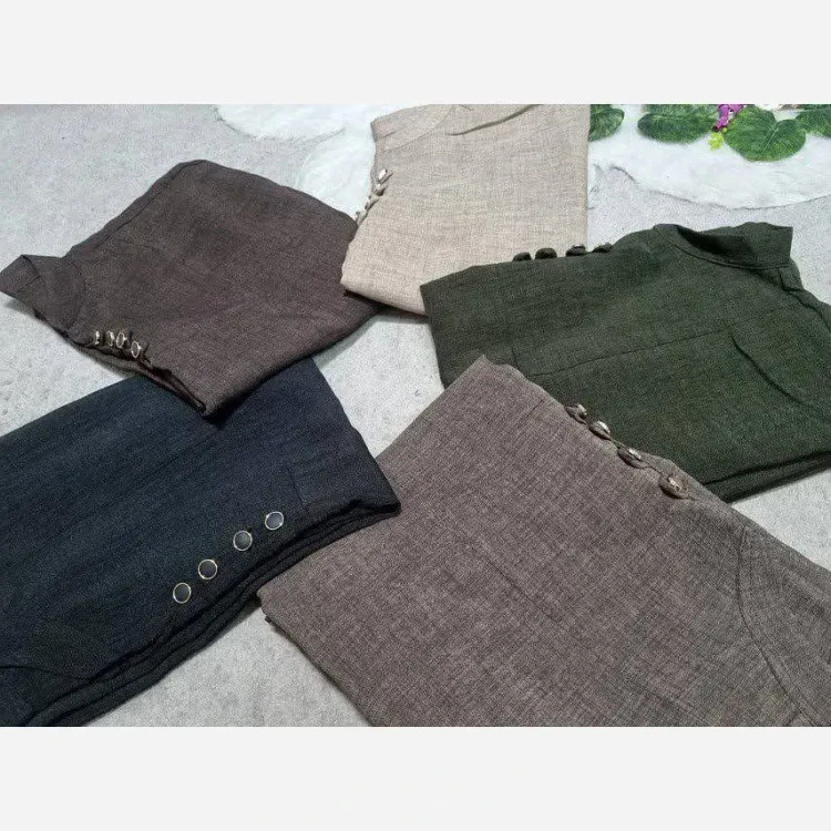 مانتو لینن شانتون آزاد مدل طلا سایز 36 تا 50 رنگ بندی متنوع