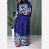 لباس ساحلی زنانه نخی حاشیه دار تابستانه کمربندار رنگی فری سایز