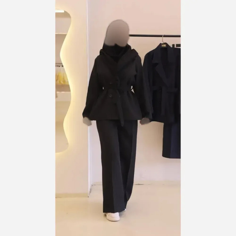 کت شلوار زنانه دیپلمات پرشیا مدل خرم رنگ مشکی سرمه ای طوسی سایز 1 و 2