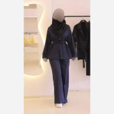 کت شلوار زنانه دیپلمات پرشیا مدل خرم رنگ مشکی سرمه ای طوسی سایز 1 و 2