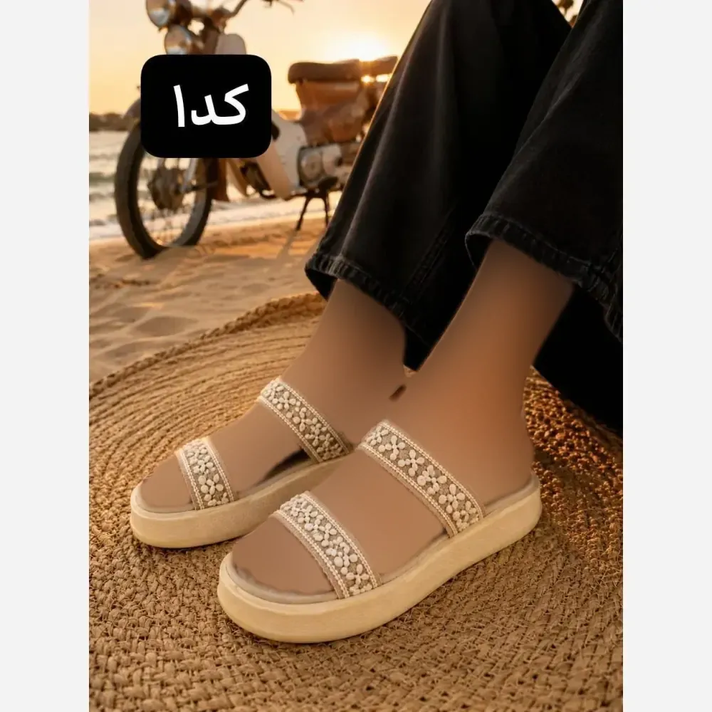 صندل سنتی زنانه زیره پلیمر سبک و راحت سایز 37 تا 40