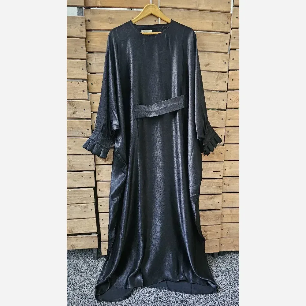 عبا مشکی زنانه مدل کوپرا آستین ژول وارداتی سایز فری 38 تا 60 قد 140