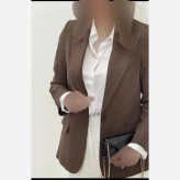 کت تک زنانه کرپ مازراتی پاپیون دار سایزبندی رنگارنگ